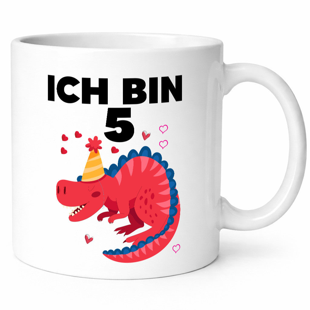 5. Geburtstag | Dino Dinosaurier 5 Jahre lustiger Spruch Geschenk Geschenkidee