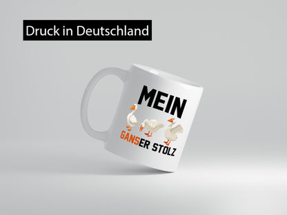 Mein ganser Stolz | Gans Gänsezüchter v2 lustig Humor Geschenkidee Geschenk