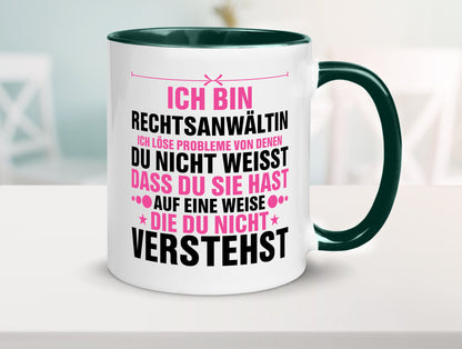 Löse Probleme: Rechtsanwältin | Jurstin Anwältin v2 Geschenk Humor Geschenkidee