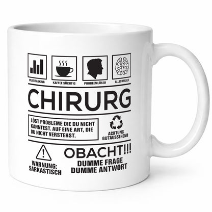 Achtung Probleme Chirurg | Medizin Chirurgie Krankenhaus Geschenkidee Humor