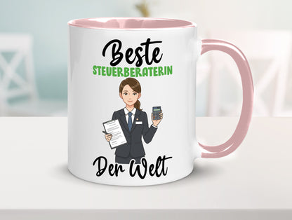 Beste Steuerberaterin | Steuer Beratung v2 Geschenkidee Humor Tasse