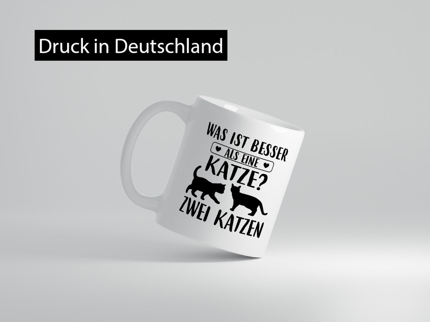 Was ist besser als eine Katze? Zwei Katzen | Katzenliebhaber lustig