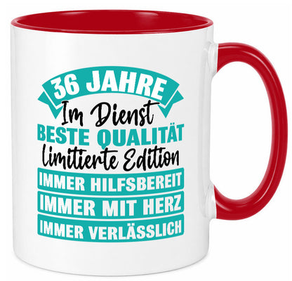 36 Jahre im Dienst | Jubiläum Arbeit Geschenk Kollegen Büro lustiger Spruch