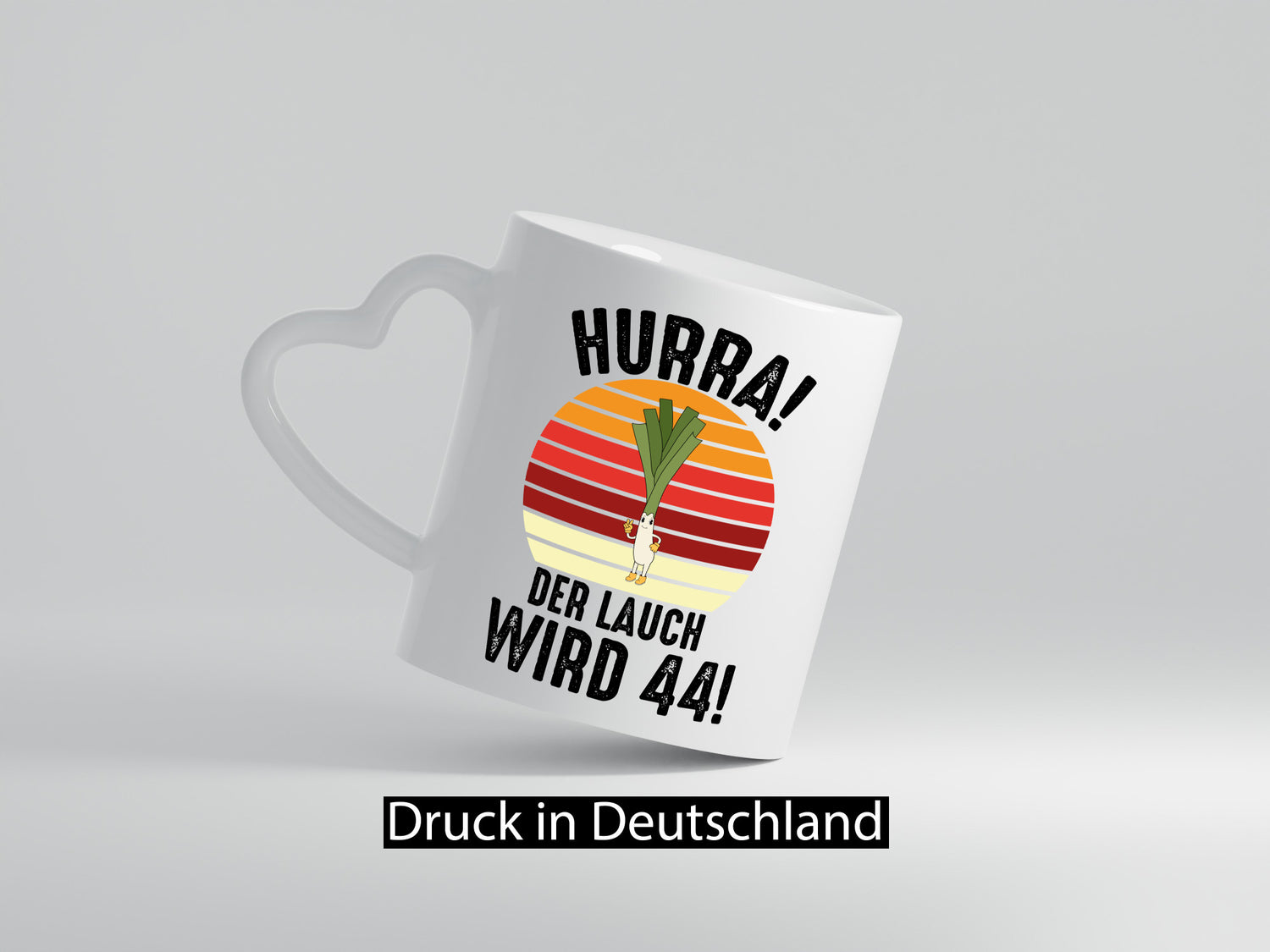 Hurra der lauch wird 44 | 44. Geburtstag Ehrentag Geschenk Geschenkidee
