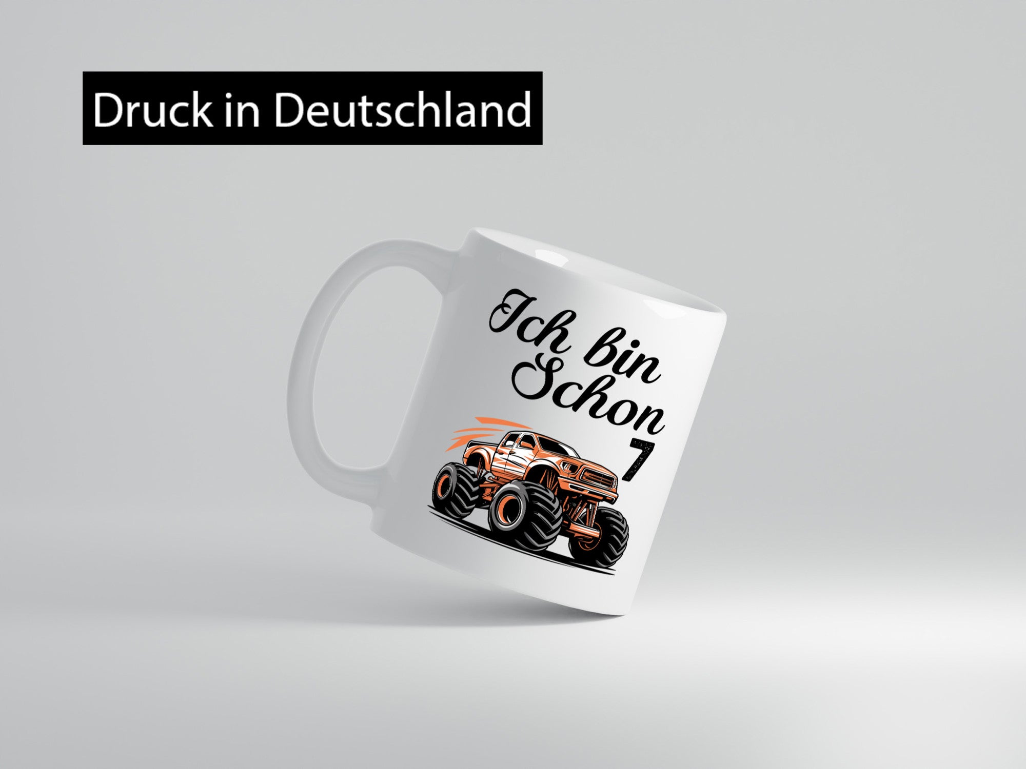 7. Geburtstag | Monster truck 7 Jahre lustiger Spruch Geschenk Geschenkidee