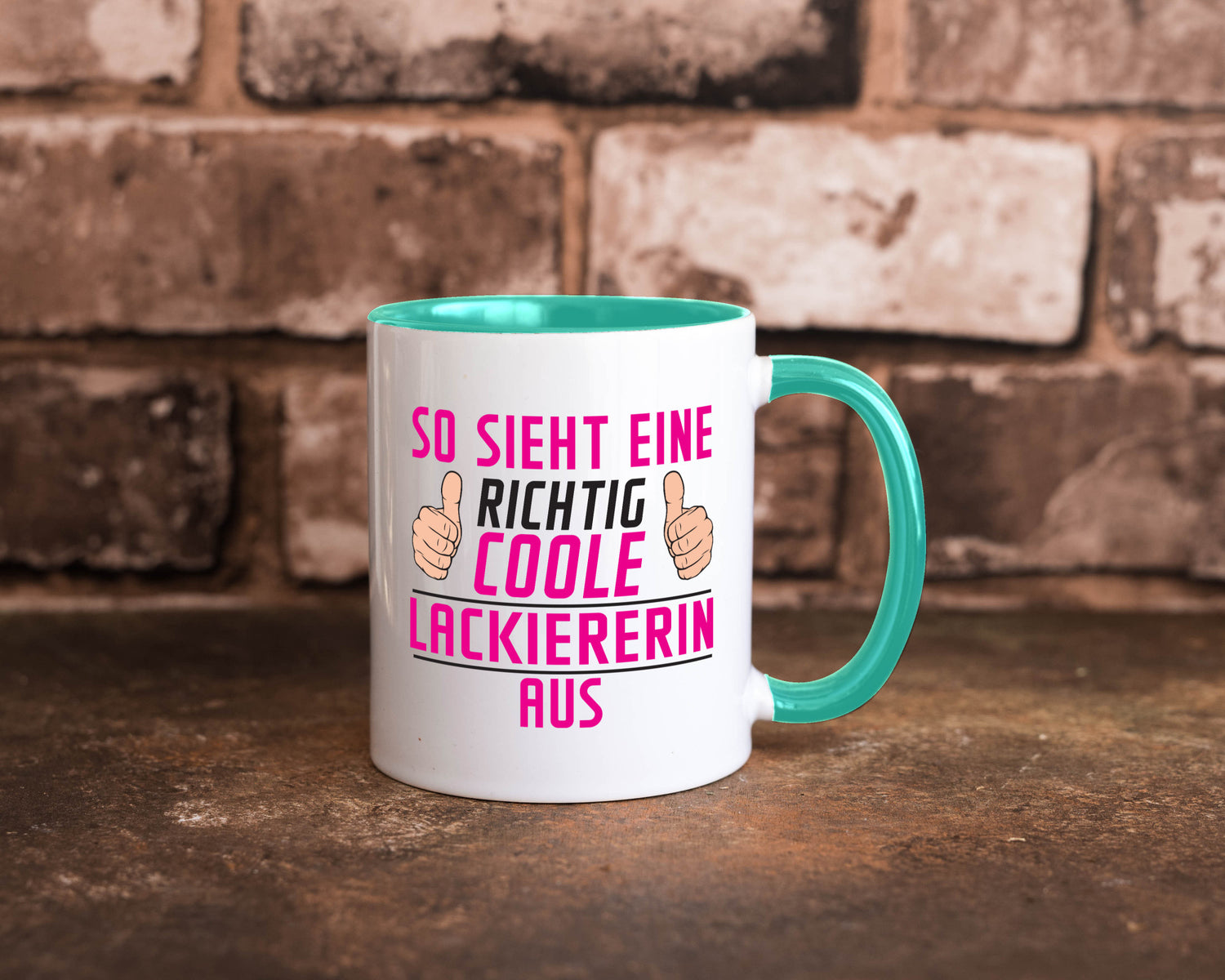 Richtig Coole Lackiererin | lackieren Geschenkidee Humor Tasse