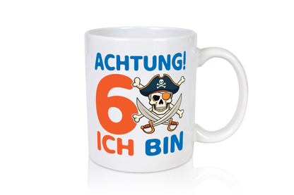 6. Geburtstag | 6 Jahre Pirat Geschenkidee Humor Tasse