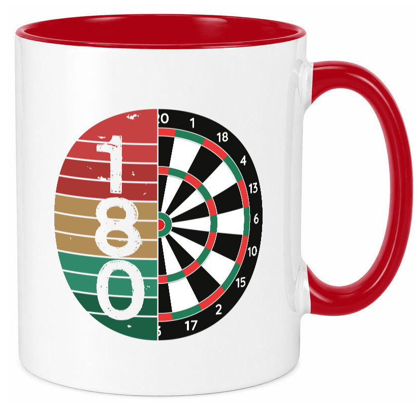 Dartsboard | Retro Dartspieler Kollege Freunde Geschenkidee Arbeit Kollegen