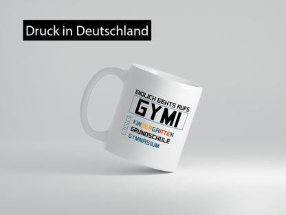 Gymnasium | 5. Klasse Oberschule Übergang v2 Humor Geschenkidee Tasse