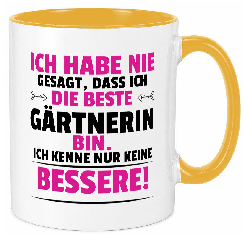 Die Beste Gärtnerin | Gartenbau lustiger Spruch Geschenk Humor Geschenkidee