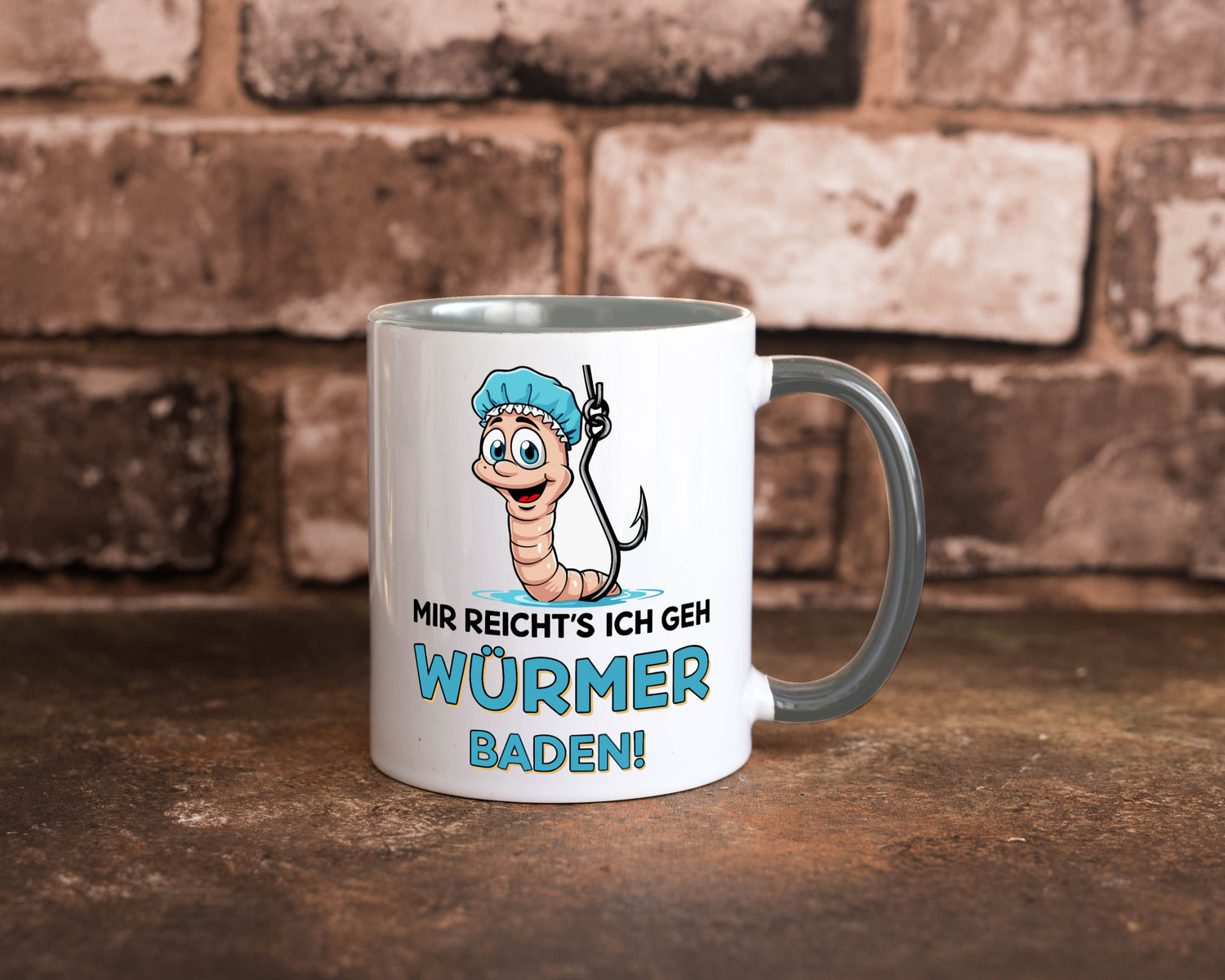 Mir reichts ich geh Würmer Baden | Angler Angeln Geschenk Humor Geschenkidee