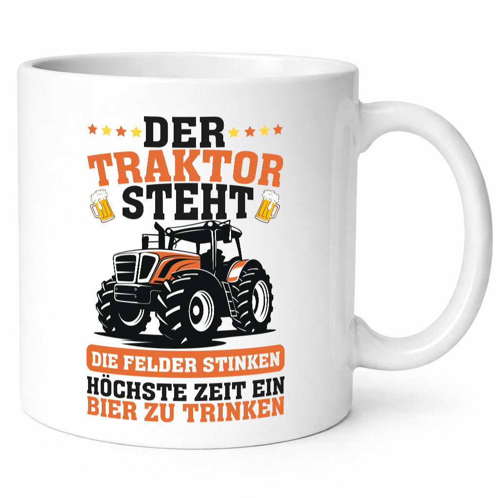 Der traktor steht | Felder Stinken Bier trinken Bauer lustiger Spruch Geschenk