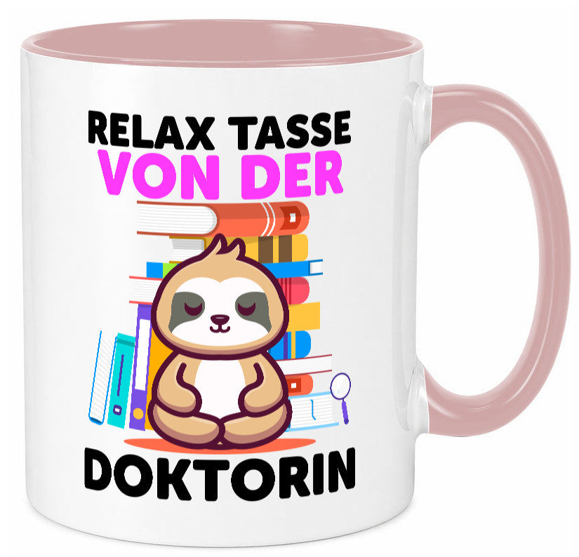 Relax Tasse: Doktorin | Doktorand Doktortitel lustig Humor Geschenkidee