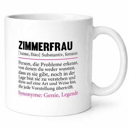 Zimmerfrau | Beruf Humor Holzbau Handwerkerin lustig Arbeit Kollegen Büro