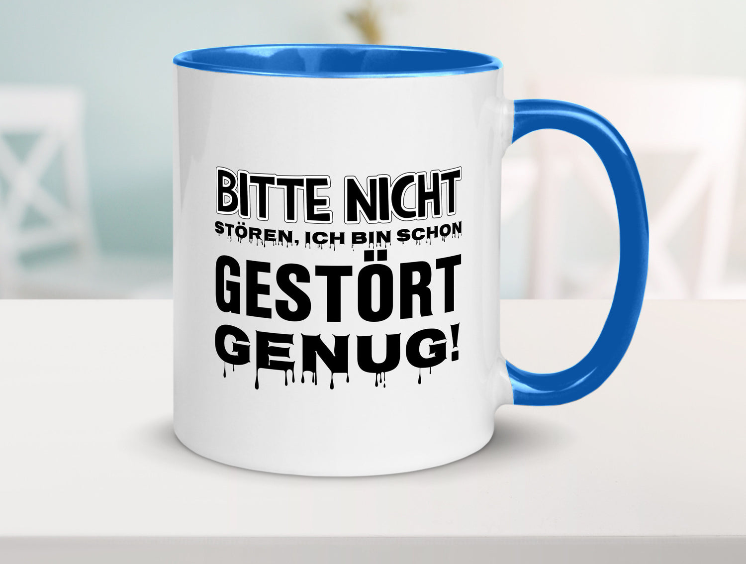 Ich bin schon gestört lustiger Spruch Geschenk Humor Geschenkidee Tasse