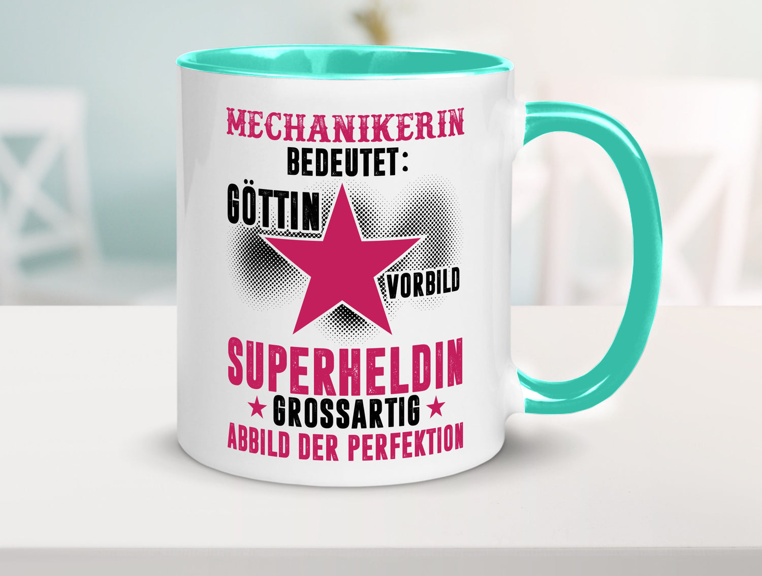 Bedeutung von Mechanikerin | KFZ Geschenkidee Humor Tasse