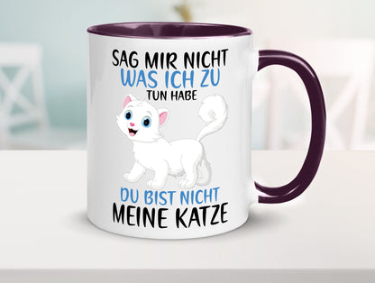 Sag mir nicht was ich zu tun habe | meine Katze Geschenk Tierliebhaber Humor
