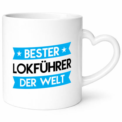 Bester Lokführer | Zug Beruf lustig Arbeit Kollegen Büro Geschenk Tasse