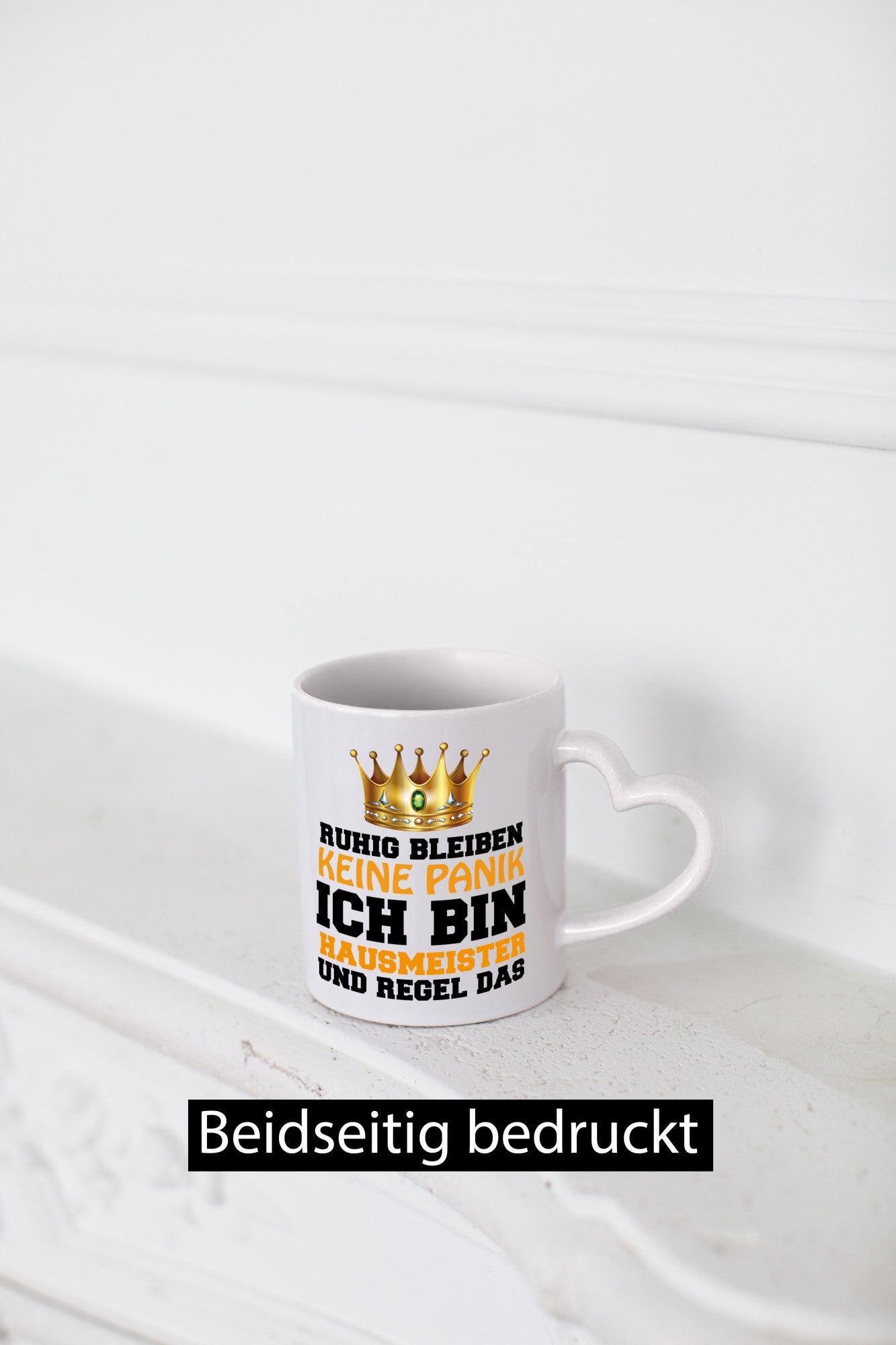 Ich bin Hausmeister Geschenkidee Humor Tasse