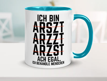 Ich bin Arzt | Rechtschreibung Klinik lustiger Spruch lustig Humor Geschenkidee