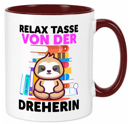 Relax Tasse: Dreherin | Fräser Dreher Humor Geschenkidee Tasse