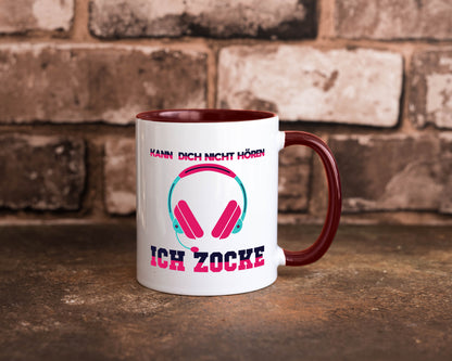 Kann dich nicht hören ich Zocke | Gamer Zocken Zocker Geschenkidee Humor Tasse