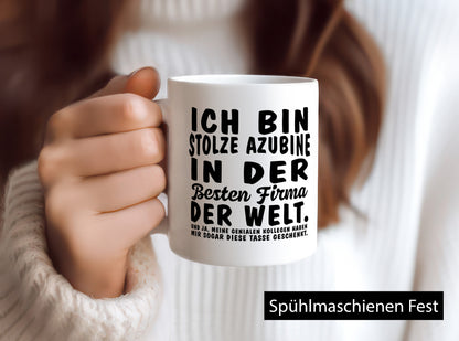 Stolze Azubine | Ausbildungsbetrieb Auszubildende lustiger Spruch Geschenk