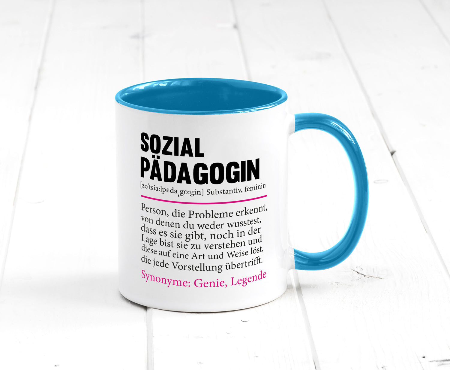 Sozialpädagogin | Spruch lustig Humor Pädagogin v2 Geschenkidee Geschenk Tasse