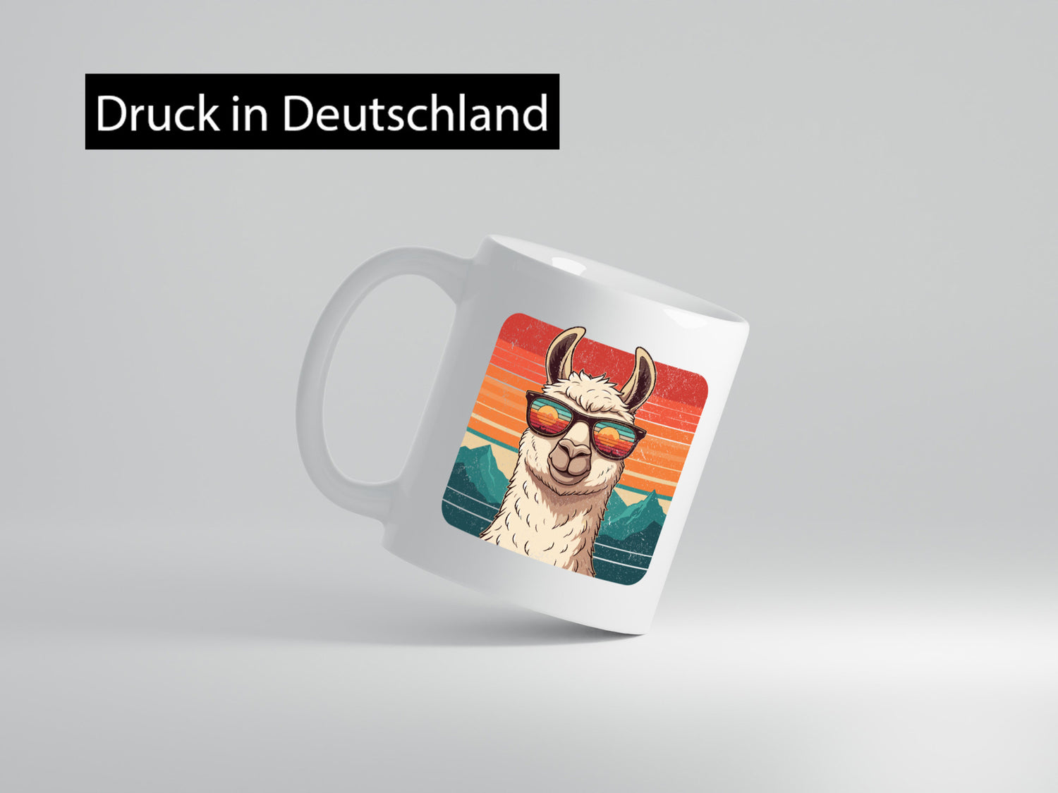Alpaka Vintage | Lama Kamel Geschenk Humor Geschenkidee lustiger Spruch Tasse