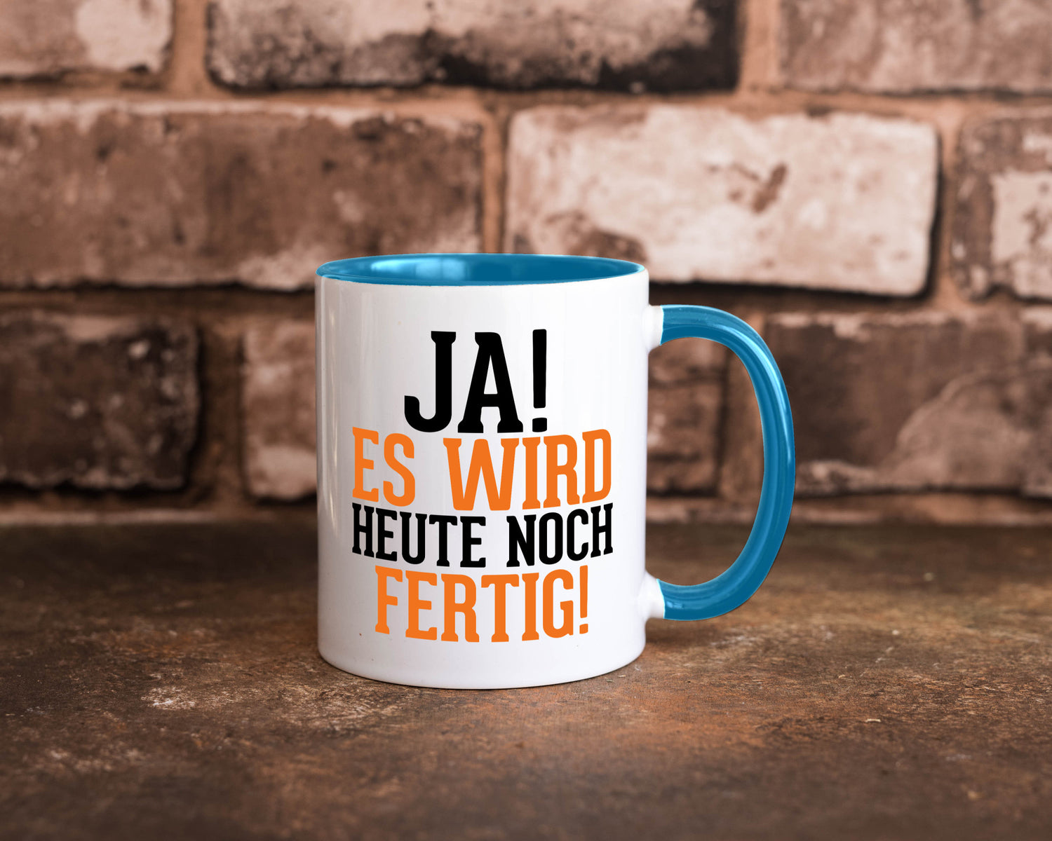 Ja es wird heute noch fertig | Arbeit Kollegen Werkstatt Humor Büro