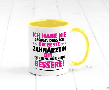 Die Beste Zahnärztin | Zahnmedizin Beruf lustig Arbeit Kollegen Büro Geschenk