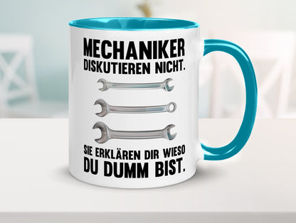 Mechaniker Diskutieren nicht sie erklären nur wieso Geschenkidee Tierliebhaber