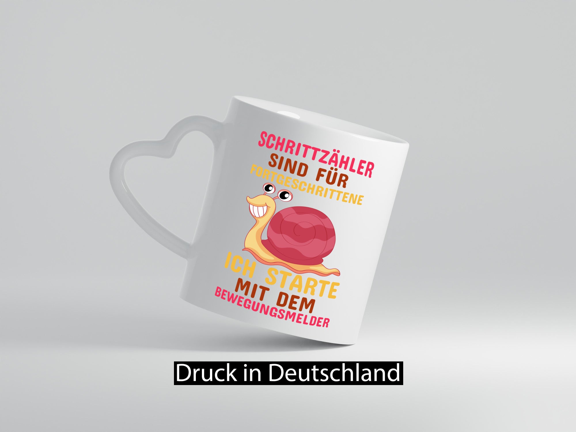 Schrittzähler | Faulpelz Sportmuffel Schnecke Geschenk Humor Geschenkidee