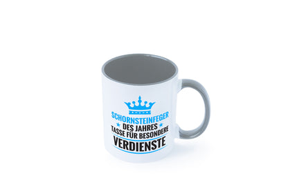 Besonderer Verdienst: Schornsteinfeger | Kaminkehrer Geschenkidee Humor Tasse