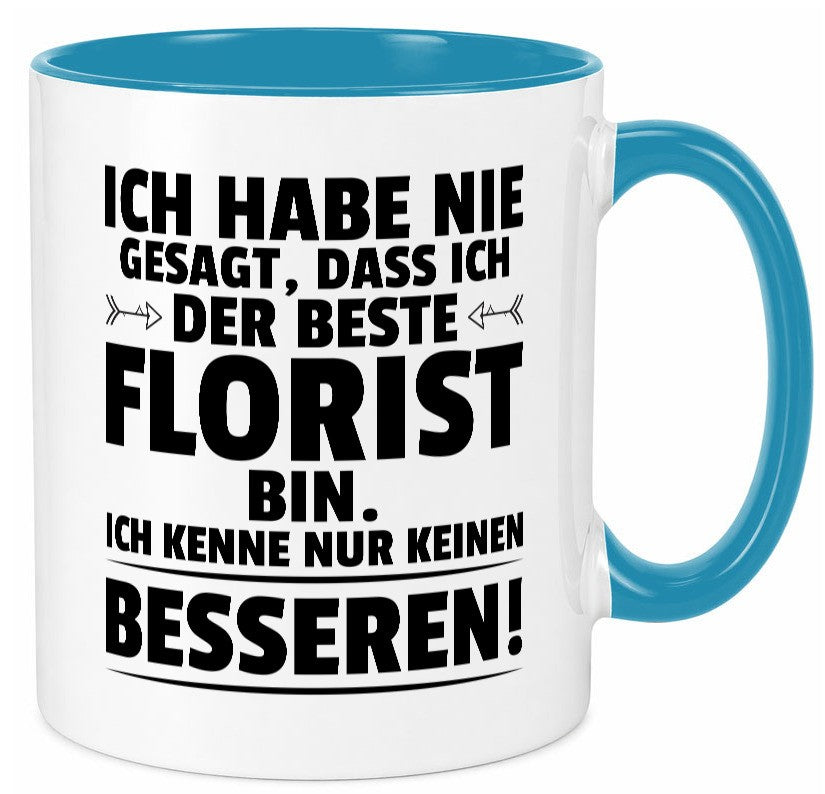Der Beste Florist | Blumen Verkäufer lustiger Spruch Geschenk Humor Tasse