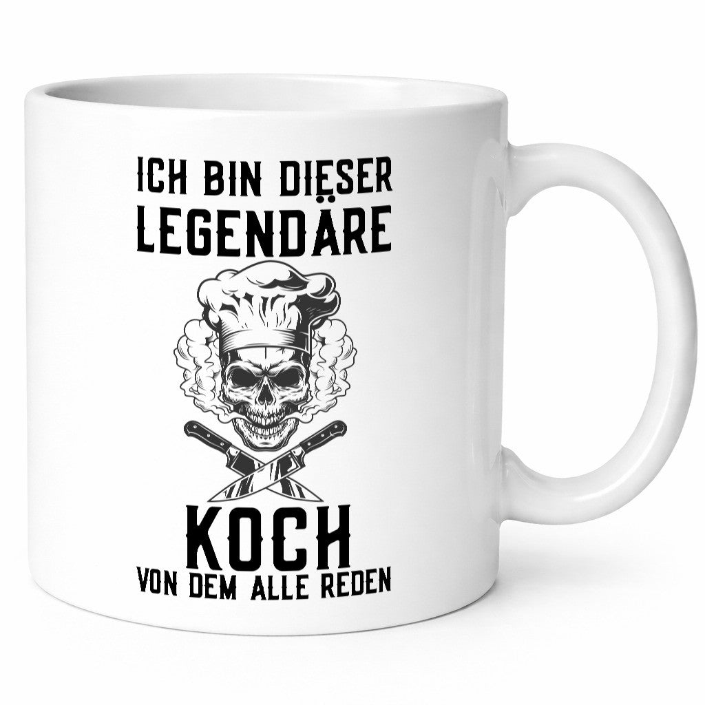 Legendärer Koch | Haubenkoch Totenkopf Küchenchef lustiger Spruch Geschenk