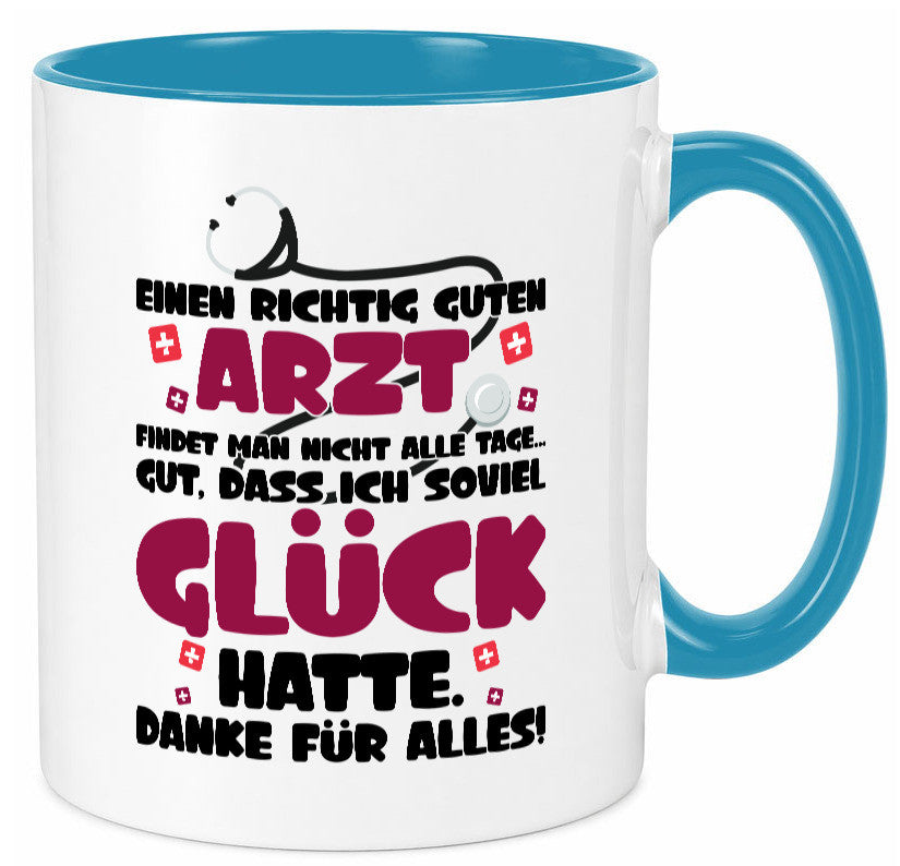 Richtig guter Arzt | Dankeschön Tasse Ãrzte Spruch vl1 Humor Geschenkidee