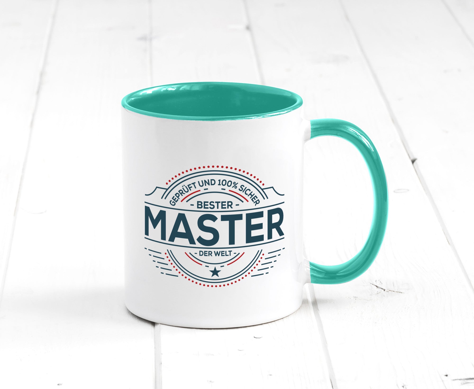 Geprüft und sicher: Master | Universität Student lustig Humor Geschenkidee