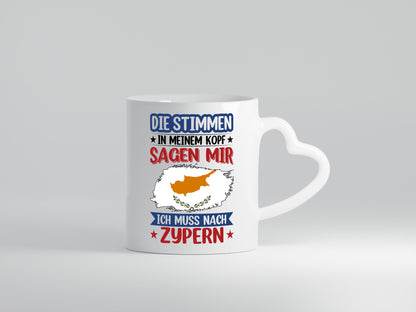 Zypern | Urlaub Stimmen in meinem Kopf Traumland lustiger Spruch Geschenk Humor