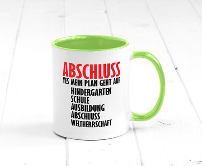 Abschluss Bachelor Geschenkidee Humor Tasse