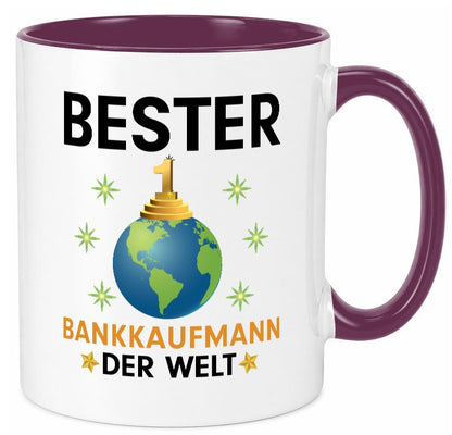Welt Bester Bankkaufmann | Kaufmann Bank Kaufleute lustiger Spruch Geschenk Tasse