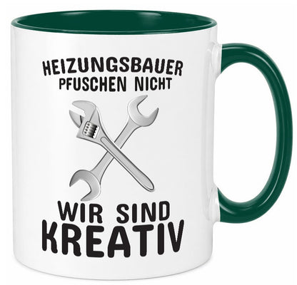 Heizungsbauer | Beruf Tasse Heizungsinstallateur lustig Arbeit Kollegen Büro