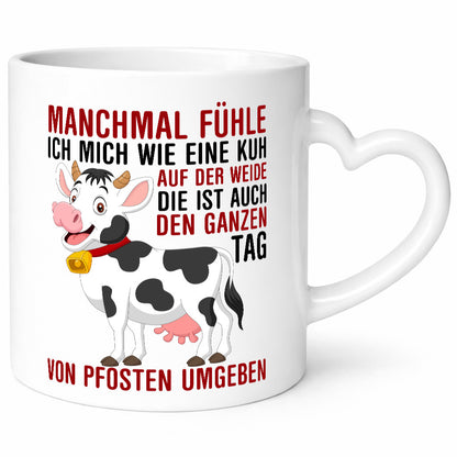 Von Pfosten umgeben | Kollege Kollegin Männer lustiger Spruch Geschenk Arbeit