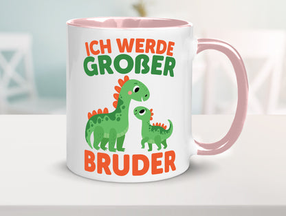 Ich werde Großer Bruder | Dino Brudersaurus lustig Humor Geschenkidee Geschenk