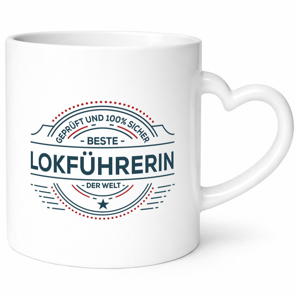 Geprüft und sicher: Lokführerin | Zug Beruf lustiger Spruch Geschenk Arbeit