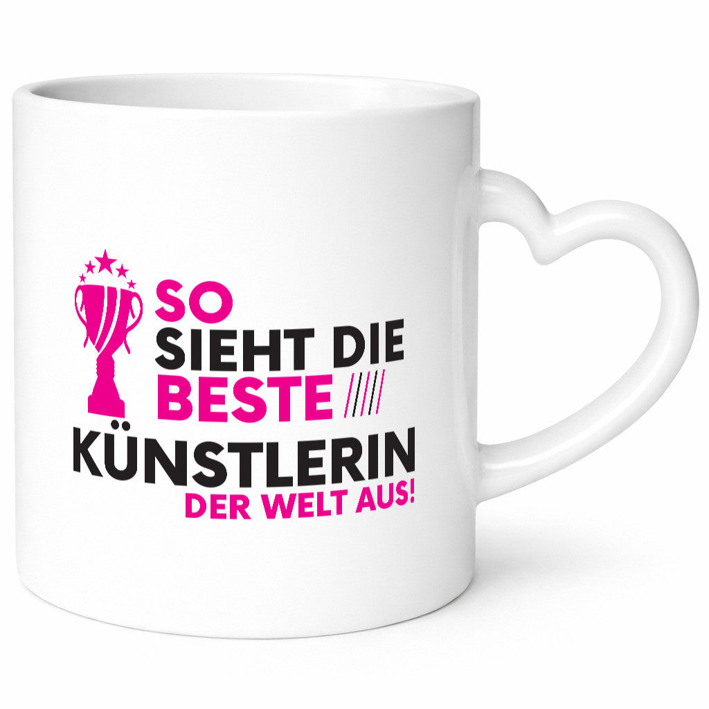 Die Weltbeste Künstlerin | lustig Kunst Humor Geschenkidee Geschenk Tasse