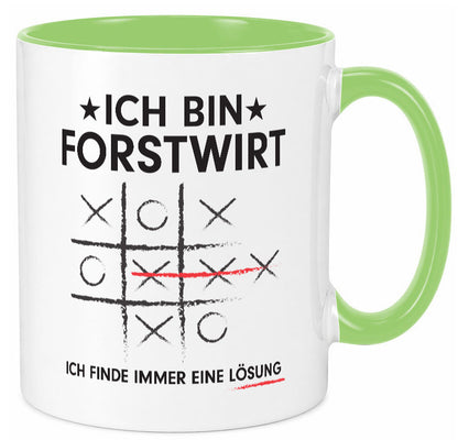 Lösung finden: Forstwirt | Waldarbeiter v2 Geschenkidee Arbeit Kollegen Büro