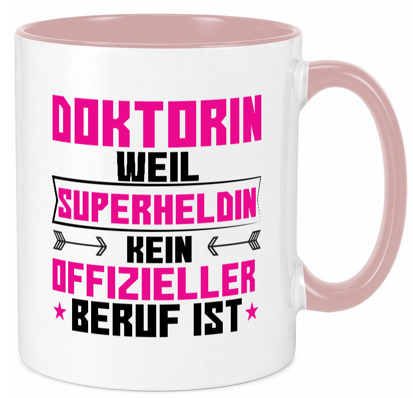 Superheldin Doktorin | Doktorand Doktortitel Geschenkidee Humor Tasse