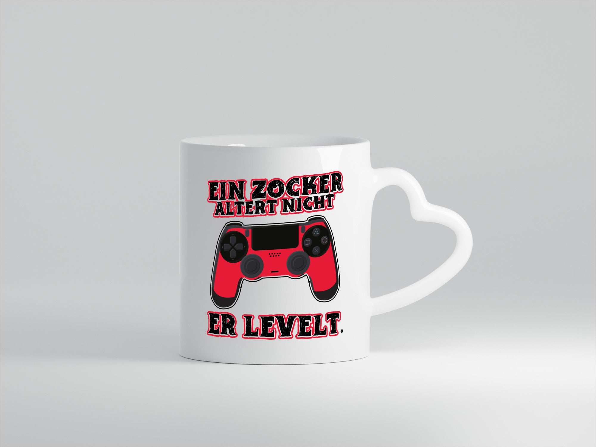 Zocker altern nicht Geschenk Humor Geschenkidee lustiger Spruch Tasse