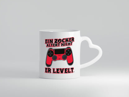 Zocker altern nicht Geschenk Humor Geschenkidee lustiger Spruch Tasse